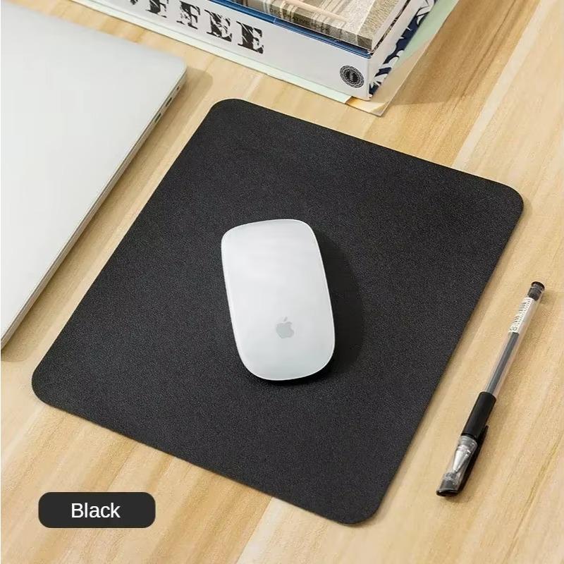 Small PU Non-Slip Gaming Desktop Mouse Pad Waterproof Anti-Scratch Easy To Clean Mat For PC Laptop Desktop