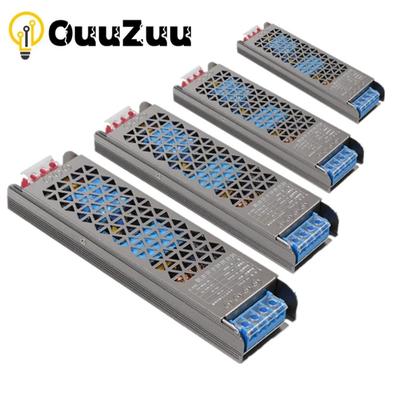 Super Thin AC DC Transformers 220V To 12V 24V Switching Power Supply 12V 24 V Volt 60W 100W 200W 300W 400W For Home Lighting