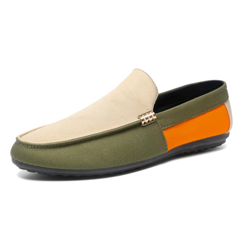 

Модные летние новые парусиновые мужские повседневные туфли Удобные нескользящие мужские полушлепанцы Легкая обувь для ходьбы Дизайн Модная спортивная обувь 39 бежевый