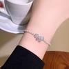 Elegant Pearl & Diamond Beaded Bow Bracelet - Chic, Versatile, and Luxurious Hand Jewelry