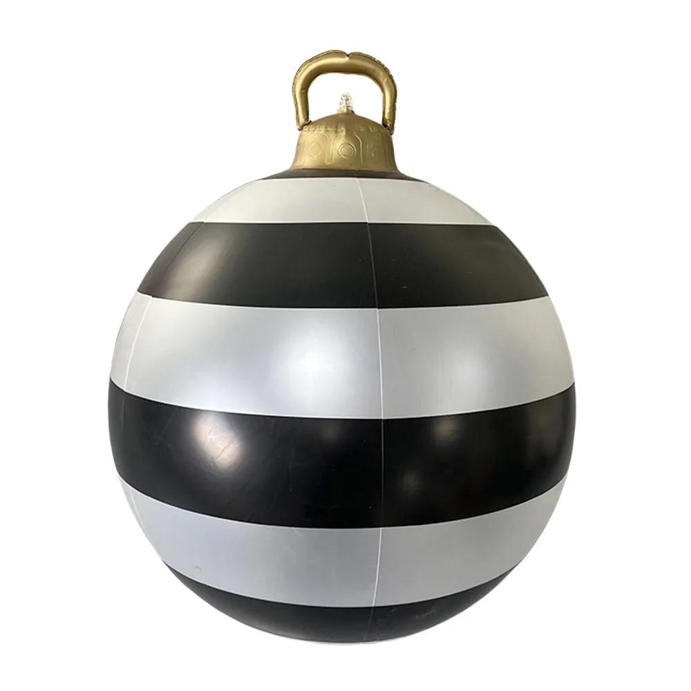 60cm Gardens Balloon Decoration without Light Christmas Ball PVC DIY Inflatable Ball Outdoor