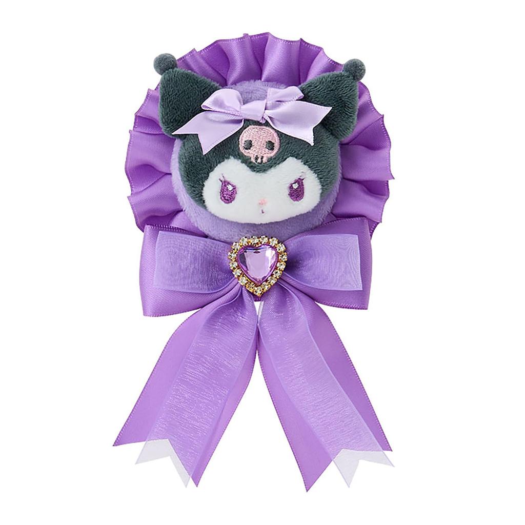 Sanrio Rosette Brooch Kuromi Ages 3 and Up 020681 (Colorful Dress)