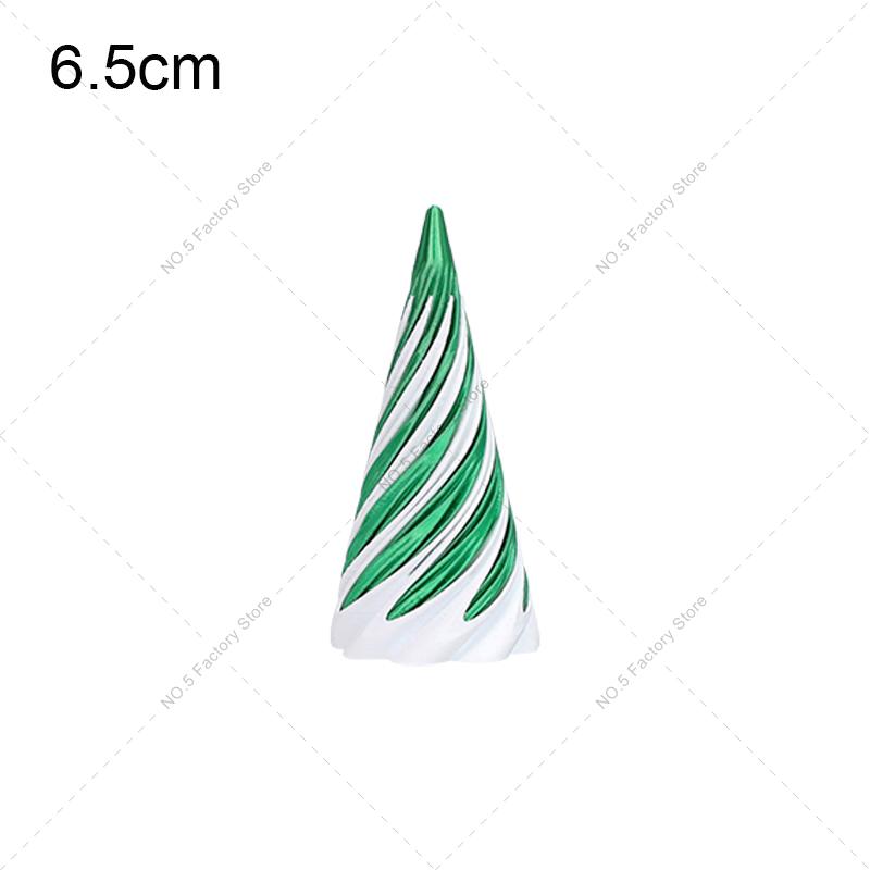 3D Printed Mini Spiral Cone Impossible Pyramid Passthrough Fidget Toy Stress Relief Screw Toys Christmas Tree Desktop Decoration