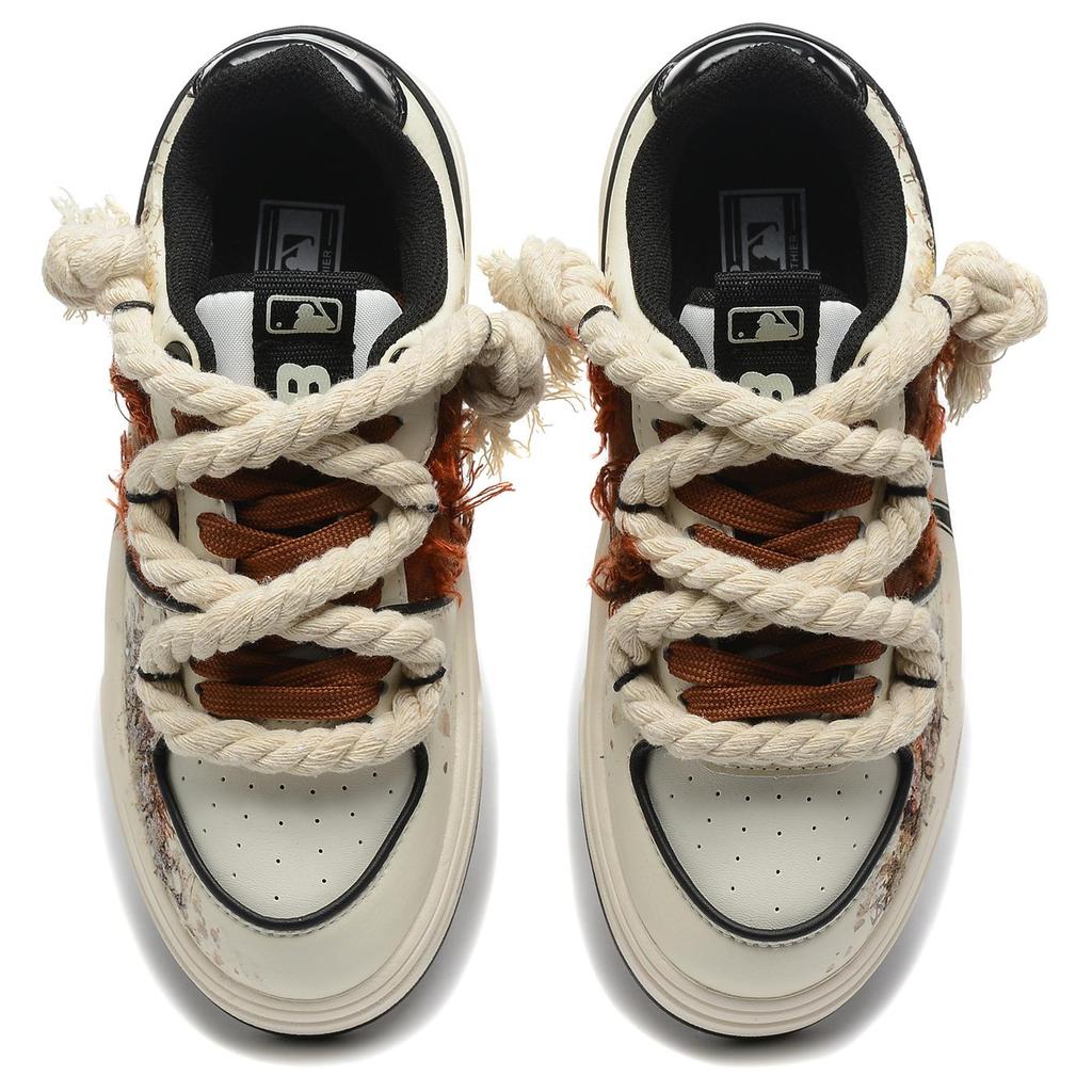 MLB Chunky Liner Skateboard Shoes Unisex Low top White 3ASXCA12N-50WHS(Team54-)