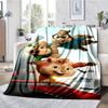 Coperta Stampata con il Tema di Alvin e i Chipmunks - Perfetta per Divano, Letto, Viaggi e Uso Esterno | Lavabile in Lavatrice, Accogliente e Durevole.