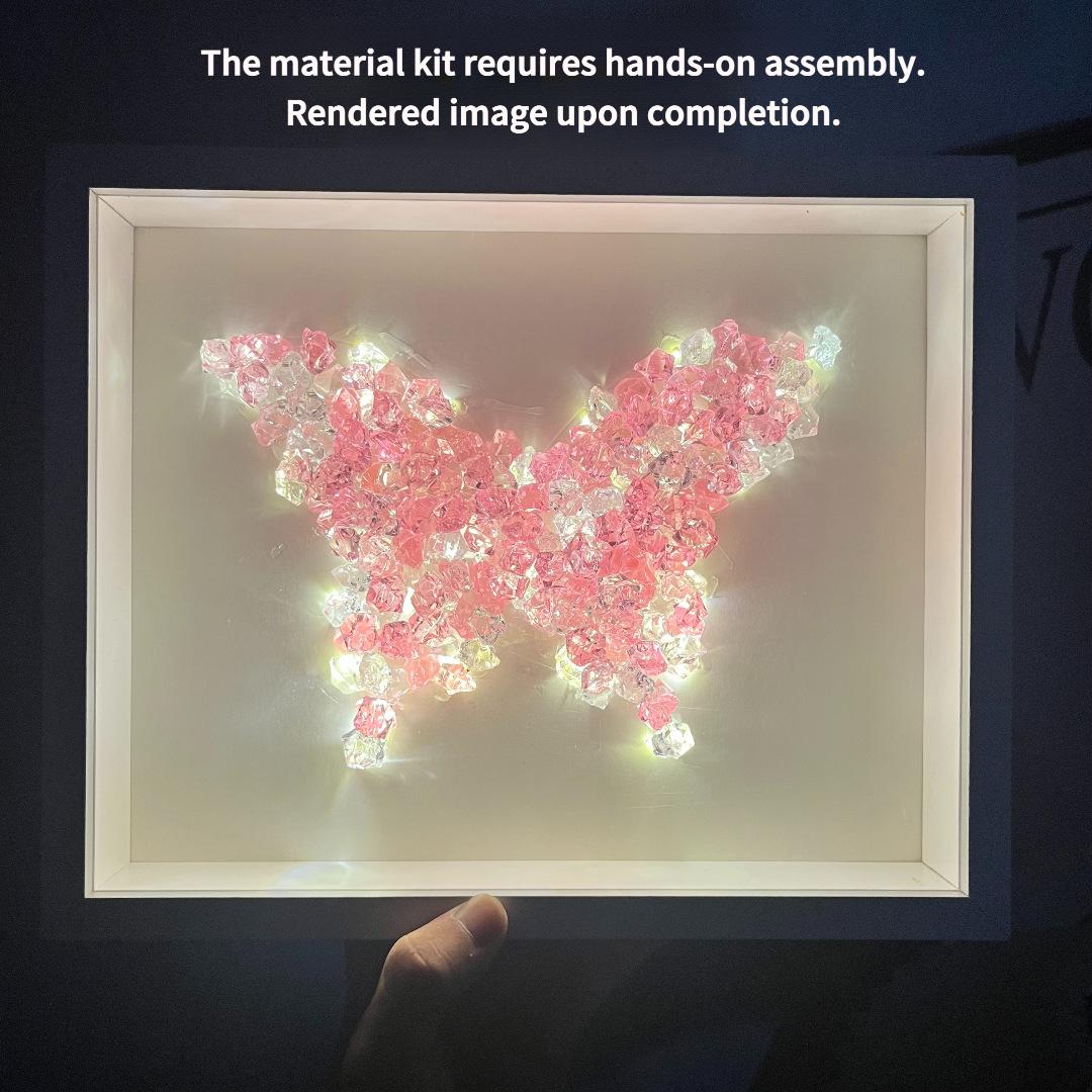 DIY Christmas Tree Crystal Photo Frame Handmade Christmas Gift Crystal Christmas Gift for Women Birthday Gift for Women S