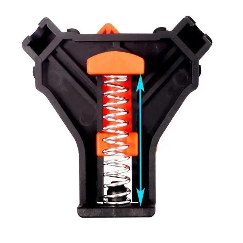 1/4PCS 90 Degree Corner Clamps Wood Working Tools Right Angle Clamps Clip Clamp Tool For Woodworking Corner Clip Fixer Corner