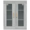 VidaXL Armoire murale suspendue Sonoma gris 69,5x34x90 cm 817388