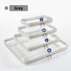 Large Clear Zipper Travel Organizer Bag for Pet Clothes & Toiletries - Hard Storage Box with High Capacity