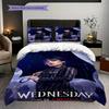 Midnight Whispers Shadows Three-piece set (1 * duvet cover + 2 * pillowcase, without core) 2D Flat Duvet cover and pillowcase Soft and comfortable