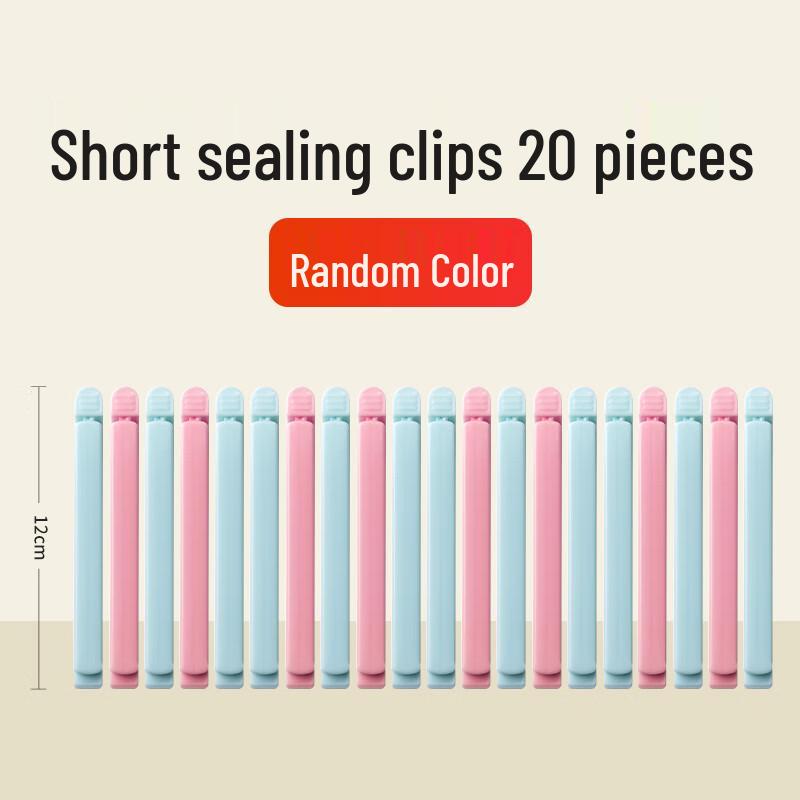 Zhaoran Plastic Food Bag Sealing Clips (20-Pack) Short