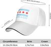 Chicago City Flag Sandwich Hat Baseball Cap Casquette Fit Men And Women Dad Caps White Unisex Adjustable