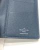 Louis Vuitton M64010 Taiga Stripe Portefeuille Brazza Long Wallet blue/Wine Red