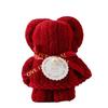 Baby Bear Hand Towel With Soft Coral Fleece For Wedding Favor And Party Decor