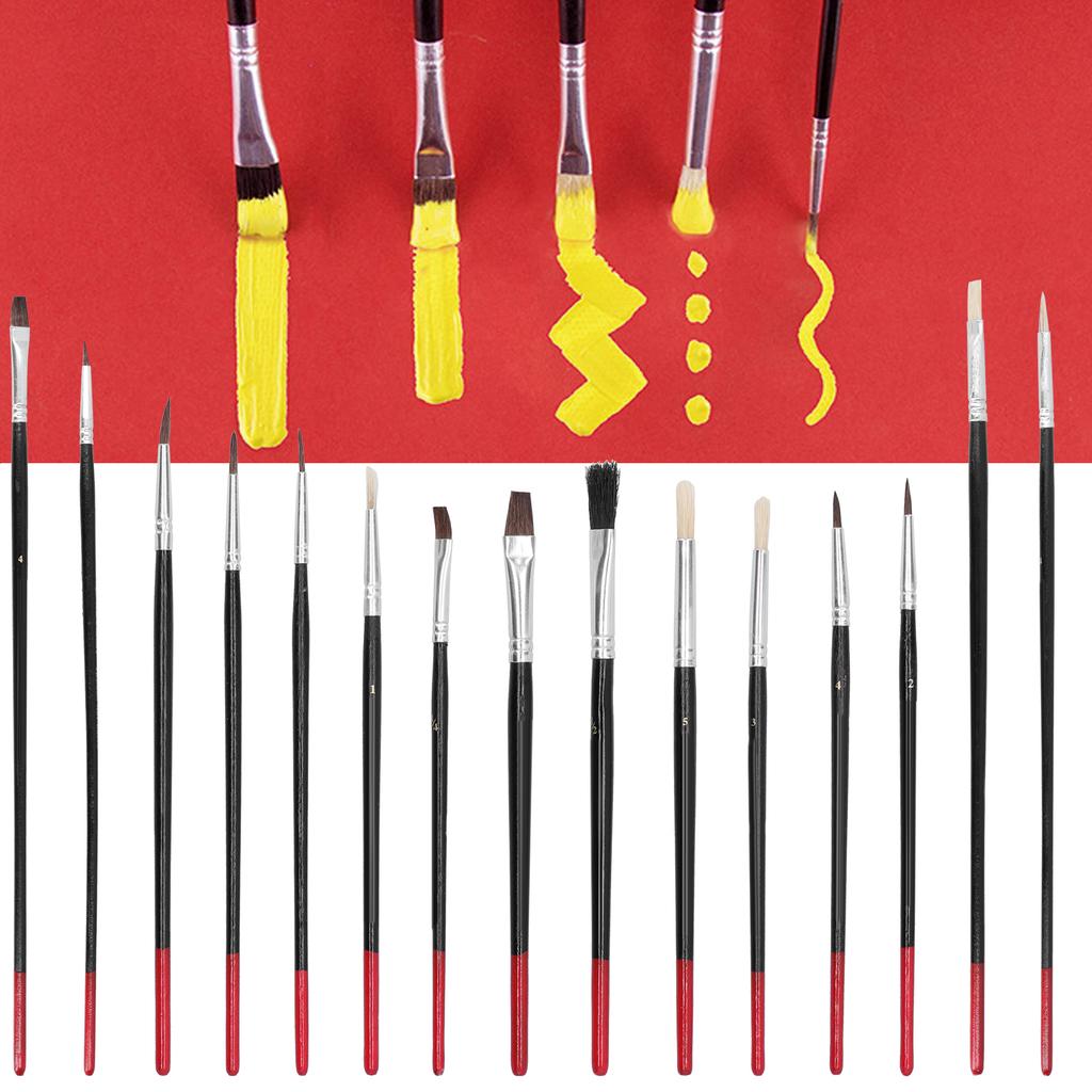 15pcs Art Painting Brushes Set for Gouache Watercolor Acrylic Oil Painting Drawing Brush15pcs Set