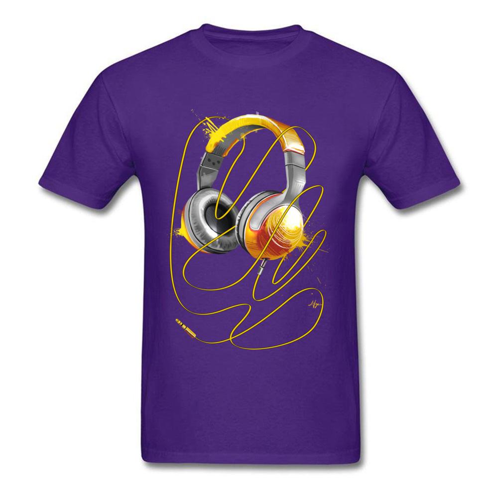 Hip Hop Dance Music T-Shirt Turn Me On Free Ship Short Sleeve 100% Cotton Men's T Shirts Rock Headphone T Shirt Top Quality