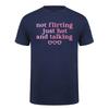 Not Flirting Just Hot and Talking Funny T Shirt Cute Relationship Quote Pink Graphic Cotton Tshirts DA