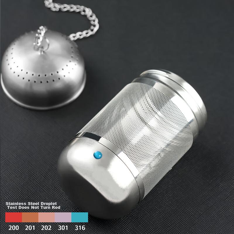 BJ 316 Stainless Steel Tea Strainer, Tea Compartment, Seasoning Ball, Stew Meat Container, Braising Cage, Tea Leaf Filter Ball, Tea Filter
