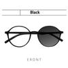 Vintage Round Green Frame Anti Blue Light Photochromic Reading Glasses for Men and Women Custom Prescription Eyewear