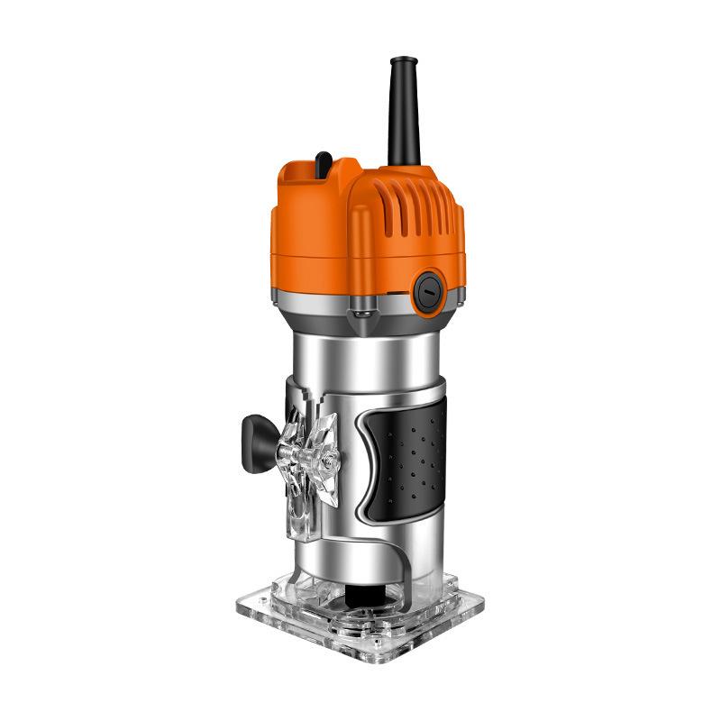 Chuangyi Multi-Function Handheld Router: Edge Trimmer, Engraver, Panel Groover, Woodworking Chamfer Tool