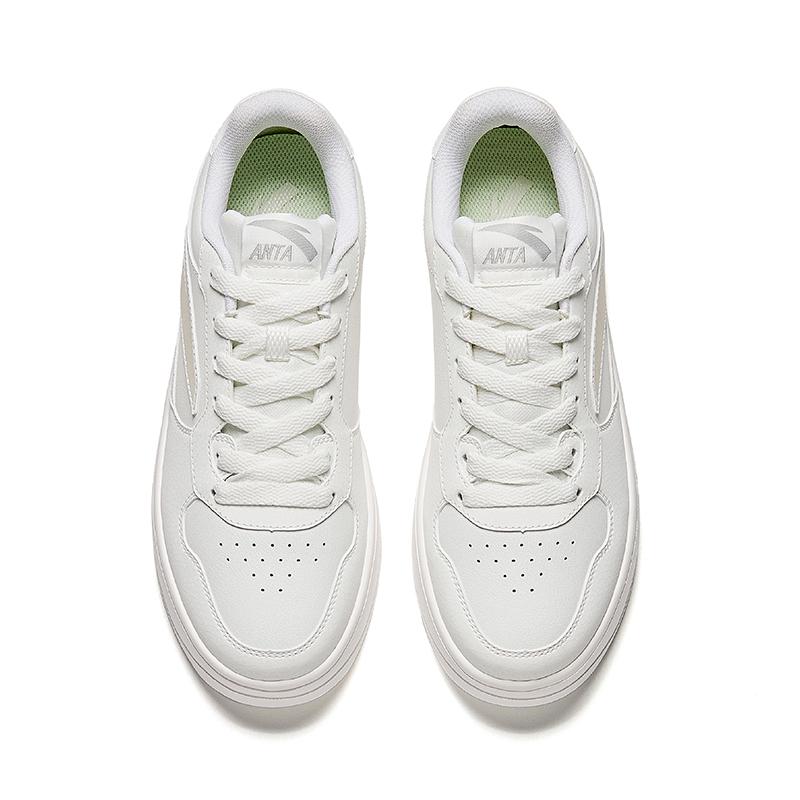 Anta Men's AT91 Low Top Platform Casual Sneakers Off White Cream White 912528003Q-1