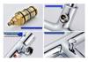 Full Copper Thermostatic Concealed Shower Set with Temperature Control Faucet