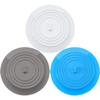 Ronde Siliconen Badkuip Stop & Afvoerafdekking, 15,2 cm - Keuken & Badkamer Waterstopper, Geurbestendige Vloerafvoer.