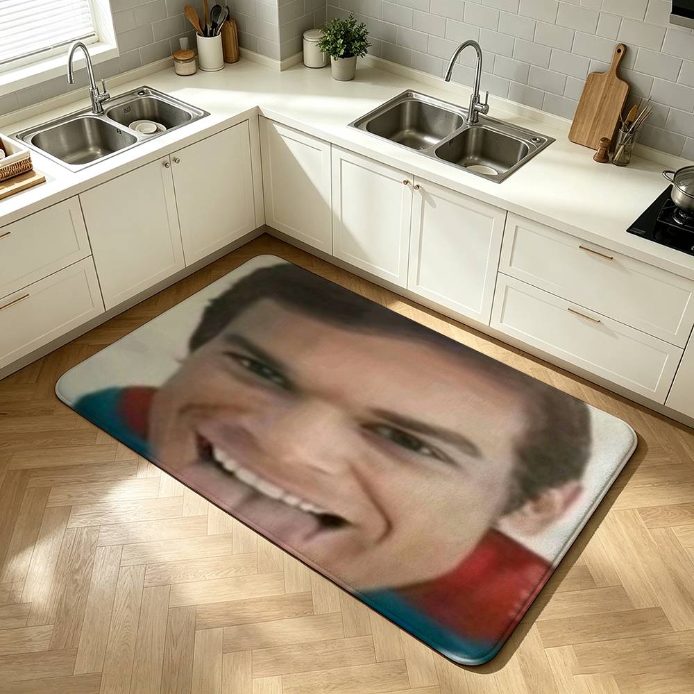 Dexter Morgan Shower Room Absorbent Small Floor Mat Soft Comfortable Decorative Foot Mat
