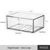 Clear Acrylic Jewelry and Cosmetics Storage Box with Lid