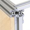10lots Aluminum Alloys Shelf Supports Compatibility with 202 3030 4040 Profiles Light Weight and Strong Corner Fitting