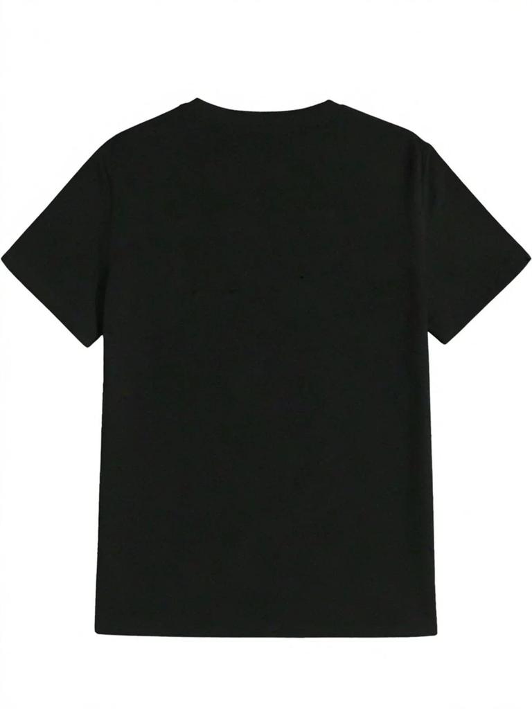 Mens Guess What Chicken Butt Pattern TShirt  Fun Casual Short Sleeve Summer TShirt Black Color Cock Design