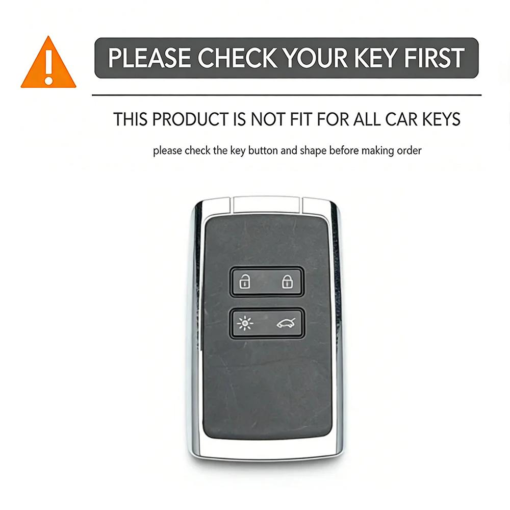 Silicone Car Key Case Cover for Dacia Duster Logan 3 Jogger Sandero for Renault Clio 5 Megane 4 Zoe Kadjar Captur Arkana Koleos
