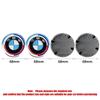 4 szt. 68 mm nakładka na środek felgi samochodowej z logo pasuje do serii BMW M1x3 X6 X7 134567 E36 E39 E46 E60 E90 akcesoria.