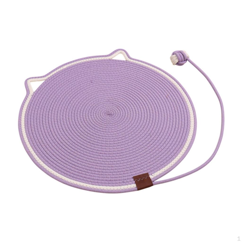 Cat Scratcher Mat Furniture Protector Cotton Rope Horizontal Scratch Pad Scratching for