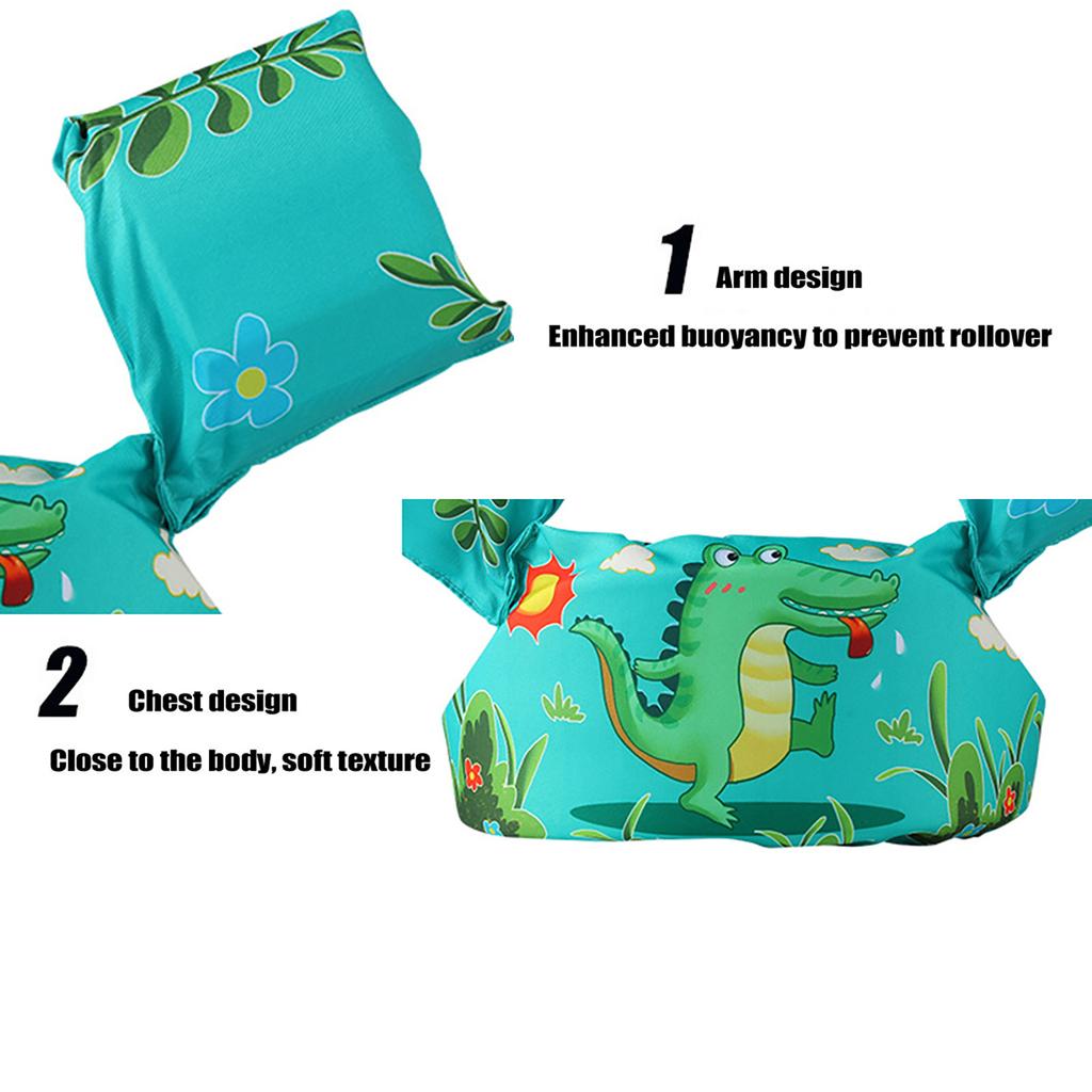 Kids Life Jacket With Armband & Belt For Swim Training For Boy/Girls From 2 To 6 Years, 10-30 Kg