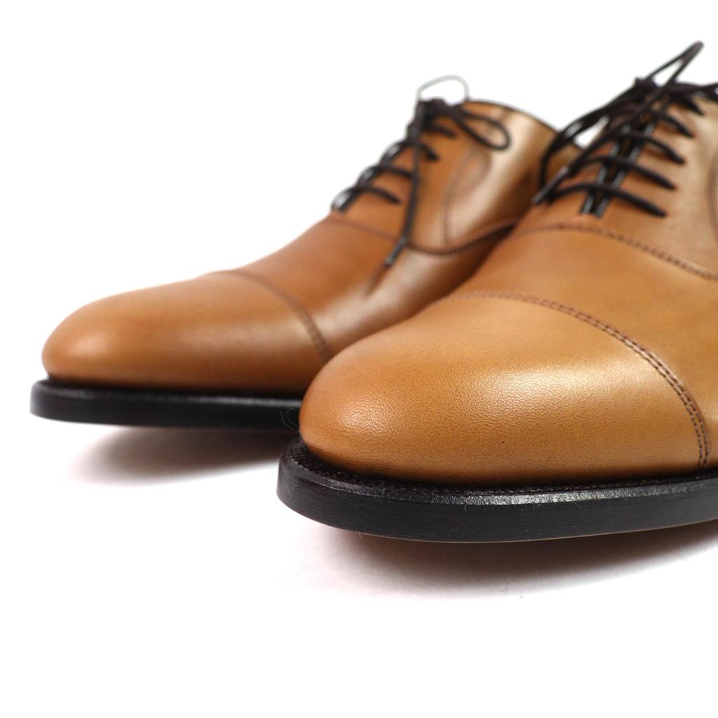 Pristine REGAL Leather shoes Goodyear welt style straight tip Brown mens 24.5 Used