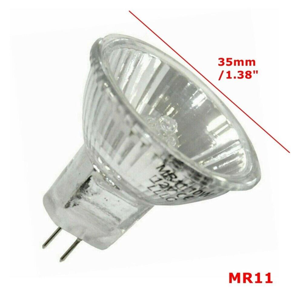 2Pcs Indoor Reflector Downlight Spot Halogen Bulbs MR11 Lamps Light Lamps Replace Spotlight Bulbs