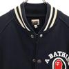 A Bathing Ape Back Embroidery Stajan M Navy Blouson Men's Used