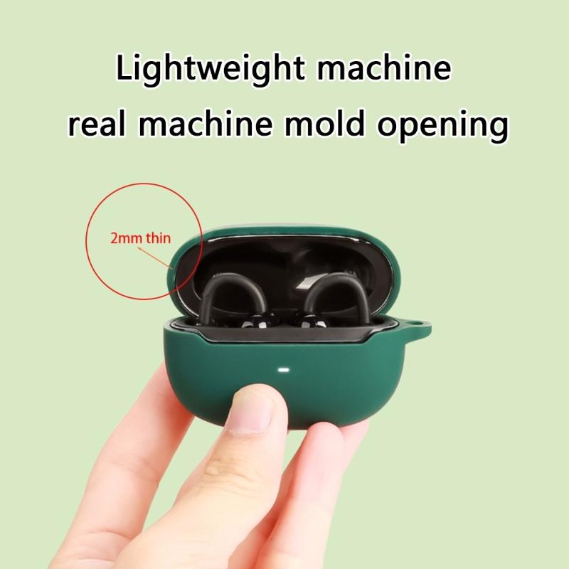 Flexible Guard Shockproof Shell Headphone Sleeve Water Resistance Housing Antidust Washable Soft Cover Case for Ear Clip