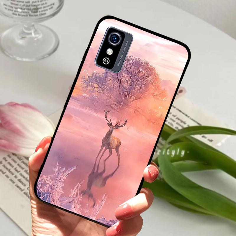 Hüllen Für ZTE Blade L9 L 9 Niedliche Cartoon Bemalte Stoßfeste TPU Handy Rückseite Für ZTE BladeL9 Hülle Schale Weiches Silikon Capa