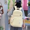 Schoolbag Korean Version Schoolbag Female College Student Simple Versatile Travel Backpack Ins High Sense Large Capacity High School Backpack