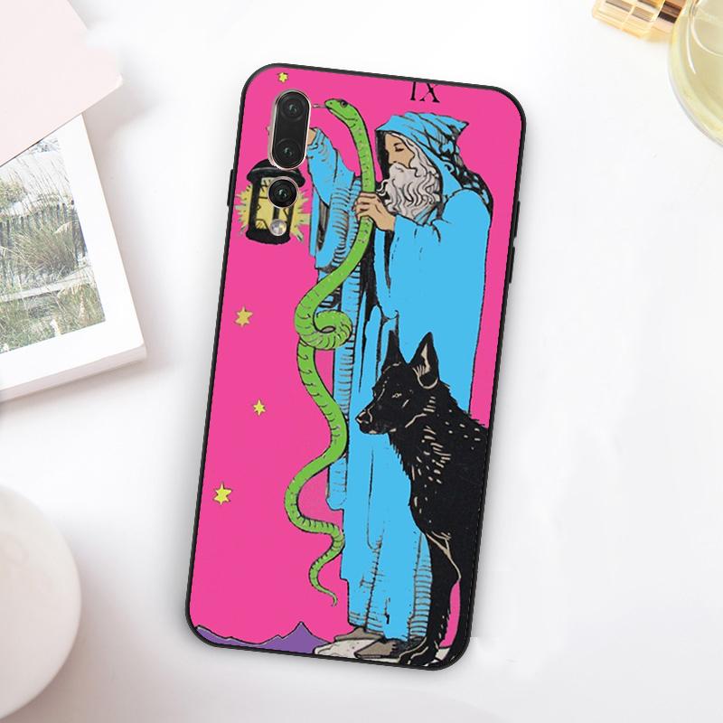 

Tarot Card The Hermit For Huawei Nova 12i 12s 11i 7i 8i Y73 Y70 Y90 Y60 Y72 Y61 Y91 9 10 SE P30 Pro P40 Lite Case Huawei Nova 11