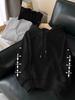 Art‑themed Back Print Pullover Hoodie Sweatshirt with Fallen Angel Graphic for Men Street Look and Daily Casual Outdoor Wearing