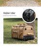 Khaki Multifunctional Wheeled Camping Backpack and Storage Bag - Large Capacity for Men