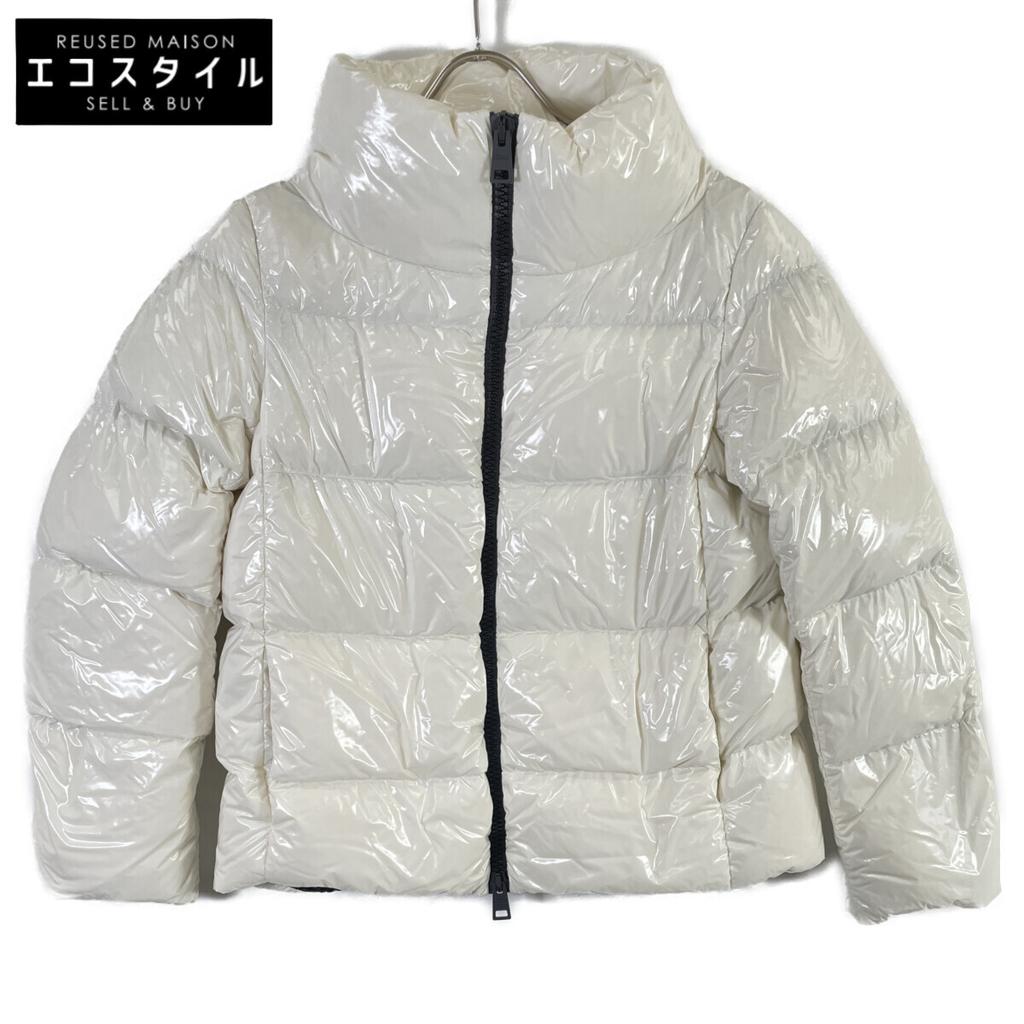 Herno 24AW PI001946D-12220Z‐1000 White Nylon Down Jacket Jacket 40 whiteUsed