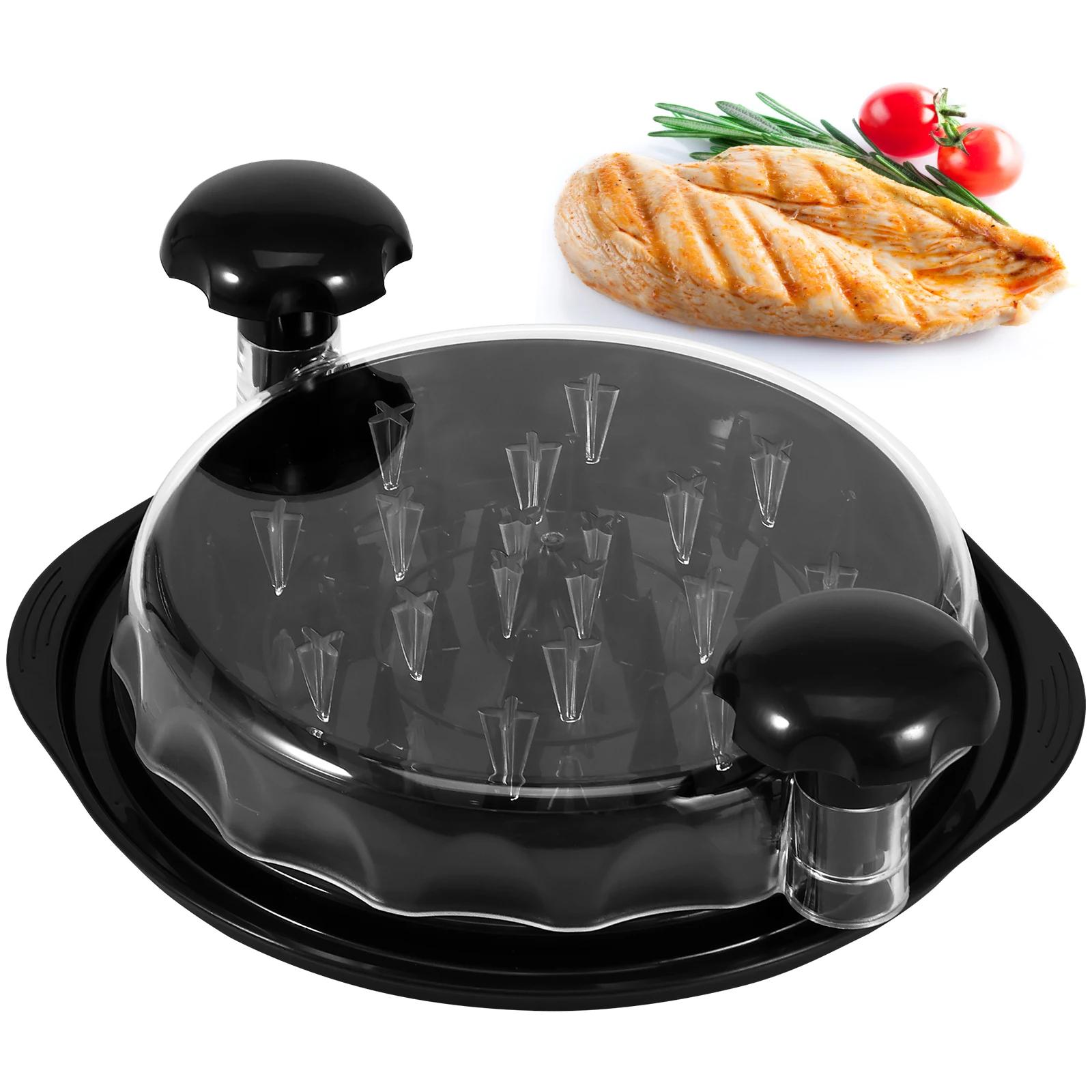 

Измельчитель для курицы с прозрачной крышкой, эффективный нескользящий измельчитель для мяса, эргономичная ручка, не содержит бисфенол А, можно мыть в посудомоечной машине для тушеной свинины