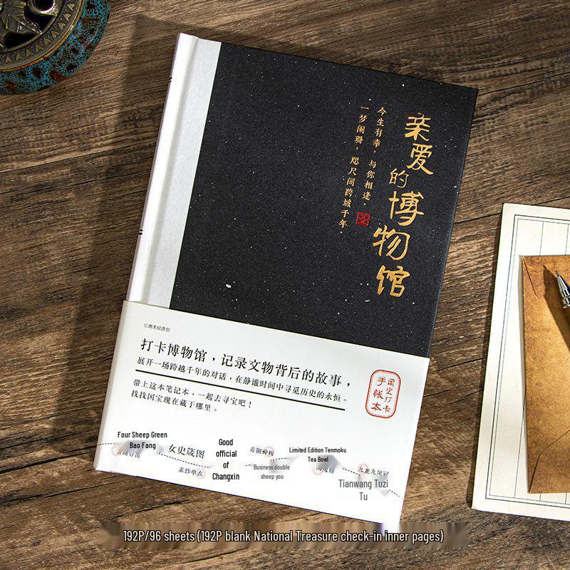Qinghe Ji Creative Diary & Stamp Collection A5 Notebook Souvenir