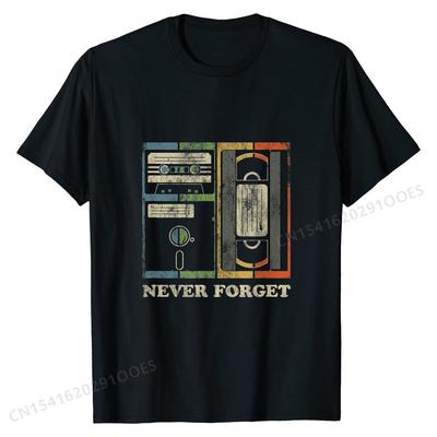 Niemals Vergessen Retro Vintage Cool 80er 90er Lustiges Geeky T-Shirt Baumwolle Herren Top T-Shirts Design T-Shirt Heißer Verkauf Custom
