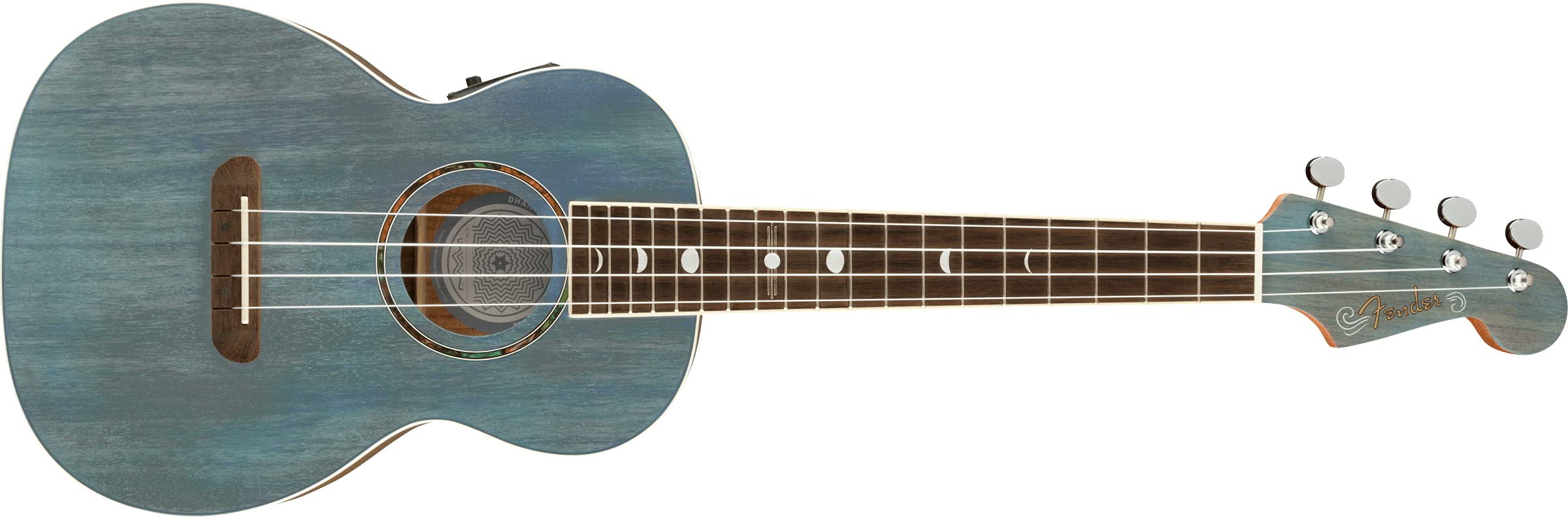 

Fender Ukulele Dani Harrison Uke, Turquoise with soft case