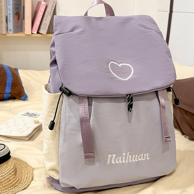 

Еко-лісовий рюкзак для підлітків з м якими плечовими лямками та візерунком з літер Small фіолетовий